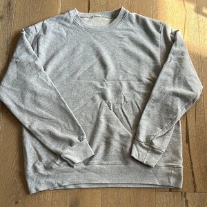 Oversized Brandy Melville Gray Crewneck Sweater Soft Cotton